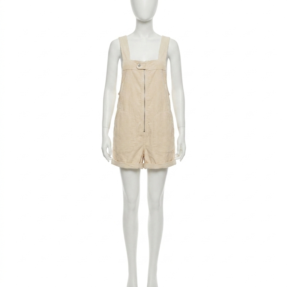 NEW FREE PEOPLE jude shortall romper in ecru
